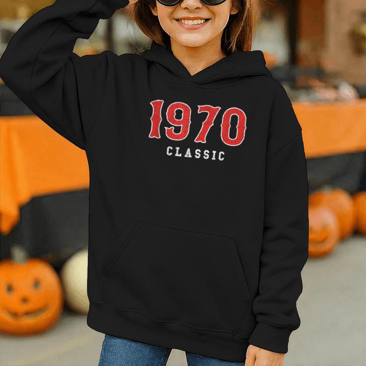 55 Year Old 1970 Classic Baseball Fan 55th Birthday Graphic Youth Hoodie 55 Year Old 1970 Classic Baseball Fan 55th Birthday Graphic Youth Hoodie