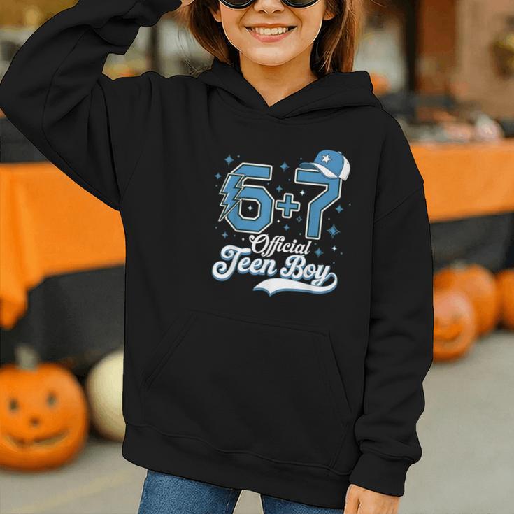 6 7 Meme Official Teenager 13th Birthday Baseball Boy Graphic Youth Hoodie 6 7 Meme Official Teenager 13th Birthday Baseball Boy Graphic Youth Hoodie
