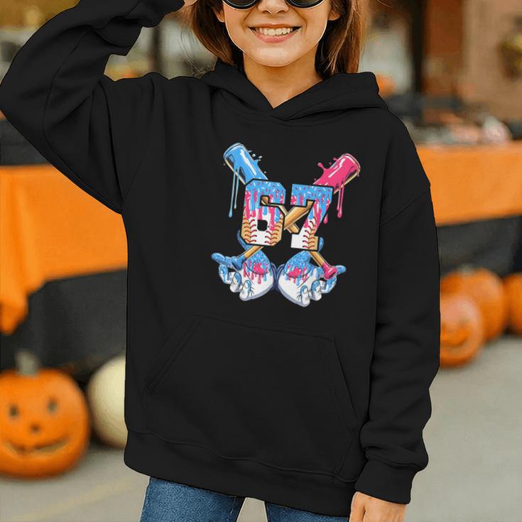 67 Baseball Drip Birthday Boy For Men Boys Kids Youth Graphic Youth Hoodie
