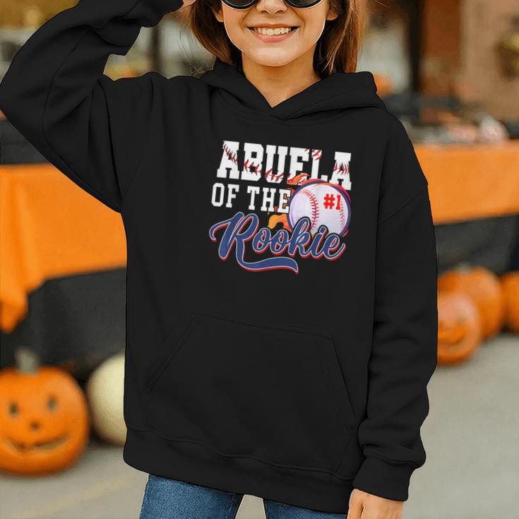 Abuela Rookie Of Year 1st Birthday Baseball Theme Matching Graphic Youth Hoodie Abuela Rookie Of Year 1st Birthday Baseball Theme Matching Graphic Youth Hoodie