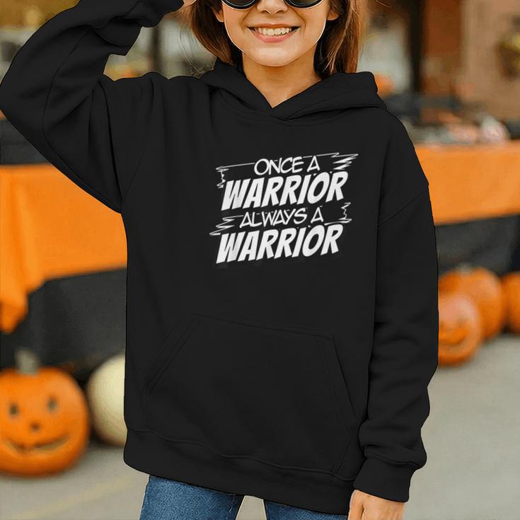 Always A Warrior Back To School Spirit Graphic Youth Hoodie