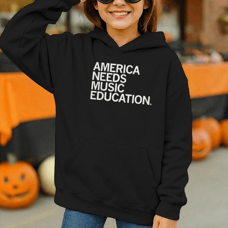 America Needs Music Education Advocacy Back To School Graphic Youth Hoodie America Needs Music Education Advocacy Back To School Graphic Youth Hoodie