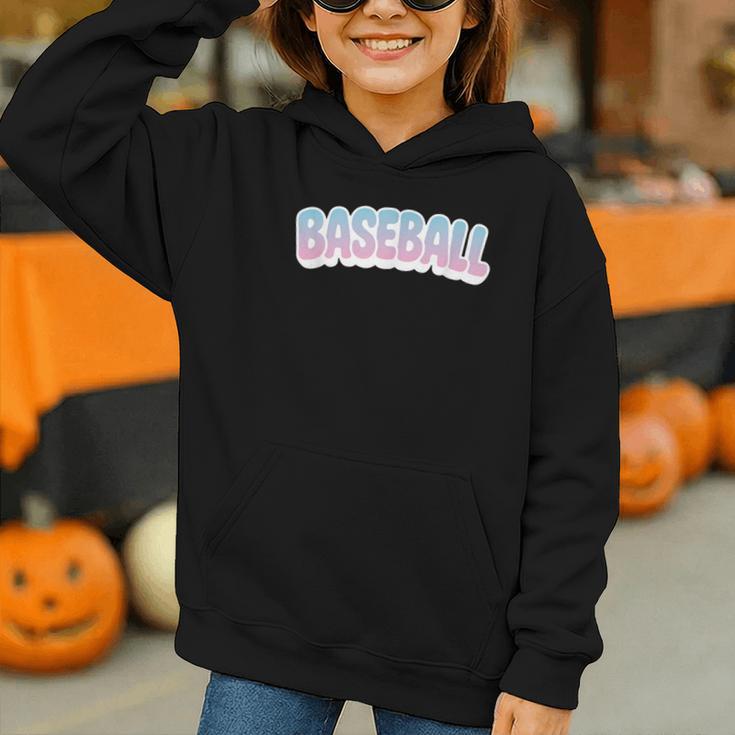 Baseball Bubble Letter Graphic Youth Hoodie Baseball Bubble Letter Graphic Youth Hoodie