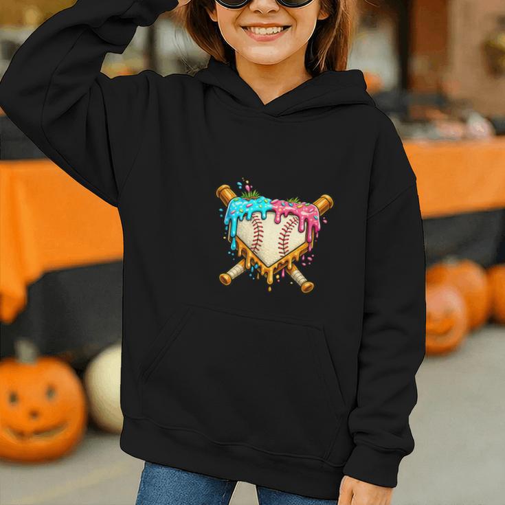 Baseball Drip For Boys Ice Cream Dripping Baseball Sport Graphic Youth Hoodie Baseball Drip For Boys Ice Cream Dripping Baseball Sport Graphic Youth Hoodie