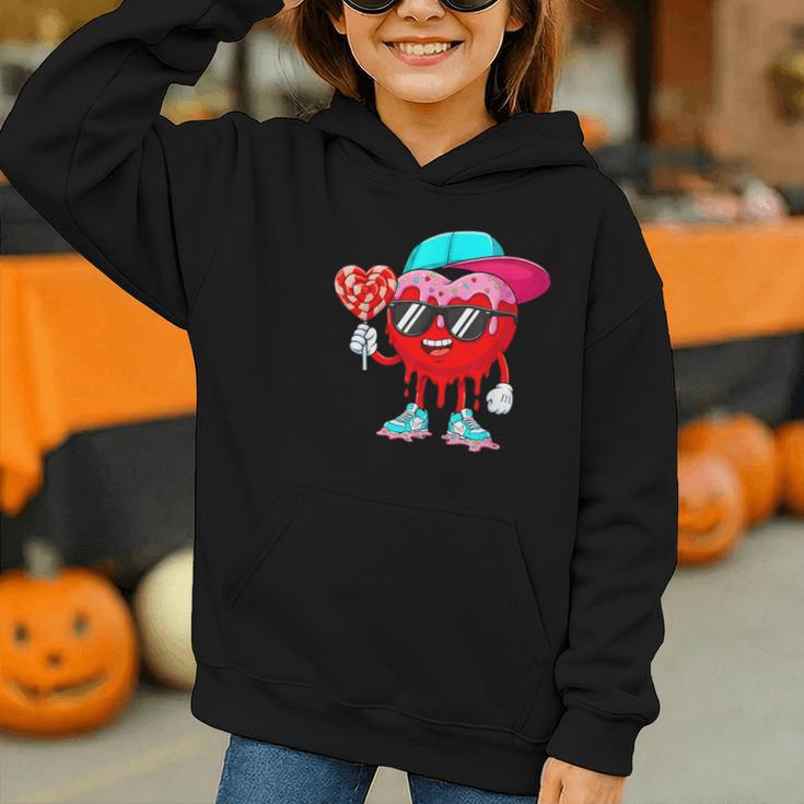 Baseball Drip Ice Cream Valentines Day Baseball Sport Boys Graphic Youth Hoodie Baseball Drip Ice Cream Valentines Day Baseball Sport Boys Graphic Youth Hoodie