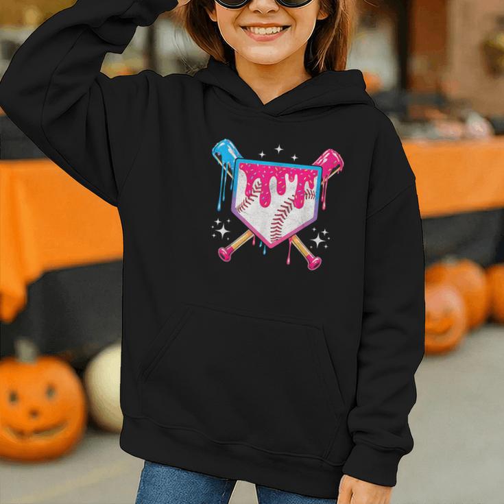 Baseball Drip Purple Glove Respect The Drip Youth Boys Girls Graphic Youth Hoodie Baseball Drip Purple Glove Respect The Drip Youth Boys Girls Graphic Youth Hoodie