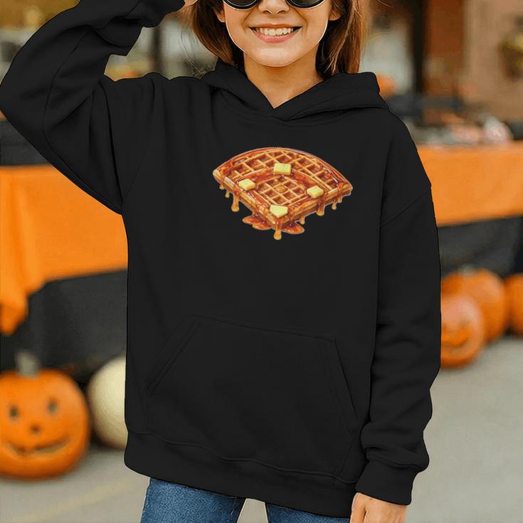 Baseball Dripping Waffle Field Graphic Youth Hoodie Baseball Dripping Waffle Field Graphic Youth Hoodie