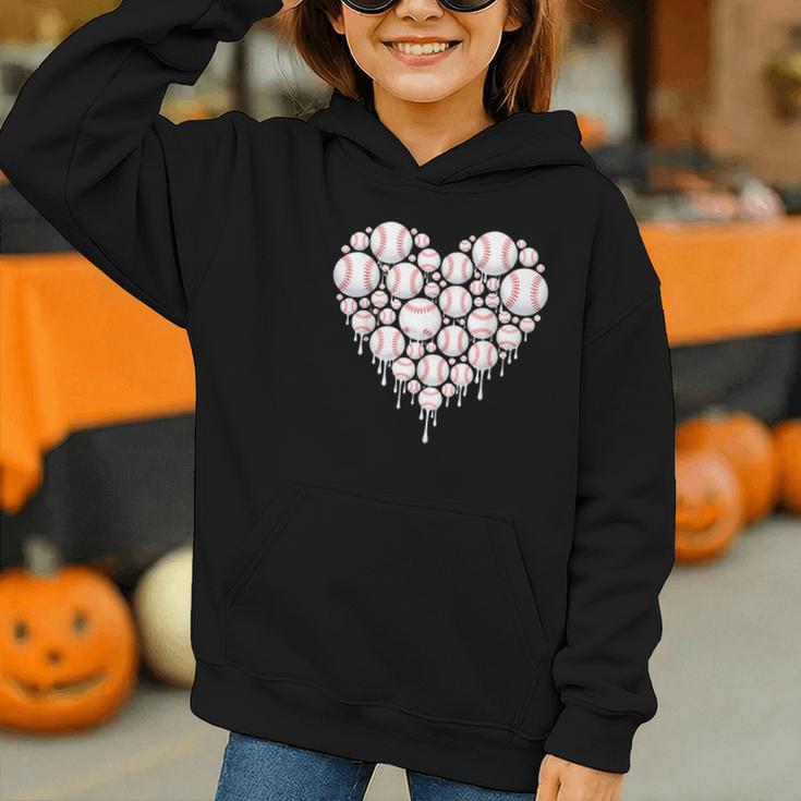Baseball Heart Drip Valentine's Day Baseball Lover Boys Men Graphic Youth Hoodie Baseball Heart Drip Valentine's Day Baseball Lover Boys Men Graphic Youth Hoodie