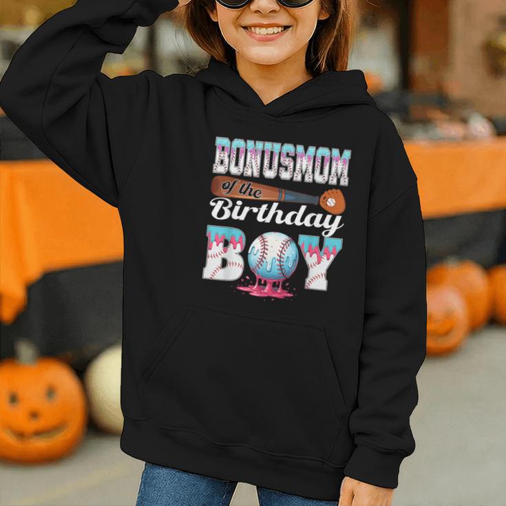 Baseball Ice Cream Drip Bonus Mom Of The Birthday Boy Graphic Youth Hoodie Baseball Ice Cream Drip Bonus Mom Of The Birthday Boy Graphic Youth Hoodie