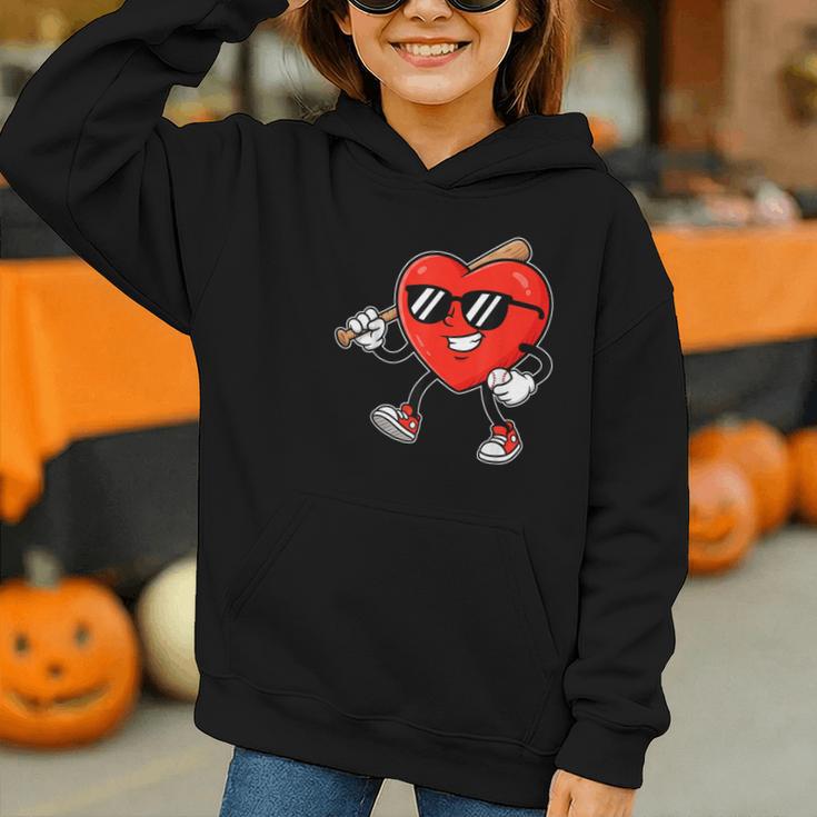 Boy Valentines Day Heart Love Baseball Boys Men Kids Graphic Youth Hoodie Boy Valentines Day Heart Love Baseball Boys Men Kids Graphic Youth Hoodie