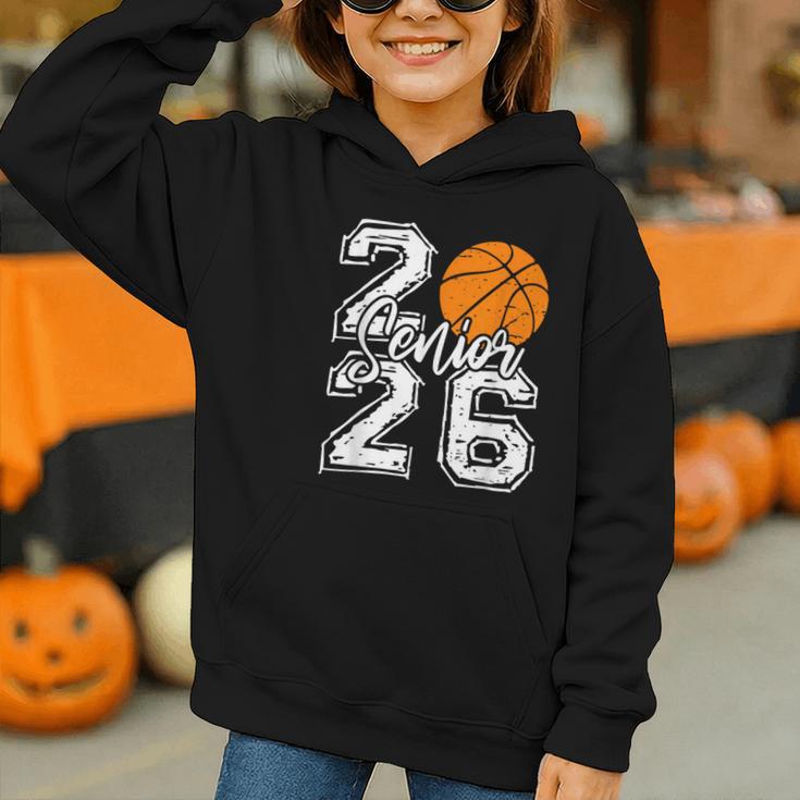 Class Of 2026 Basketball Senior 2026 Back To School Graphic Youth Hoodie Class Of 2026 Basketball Senior 2026 Back To School Graphic Youth Hoodie