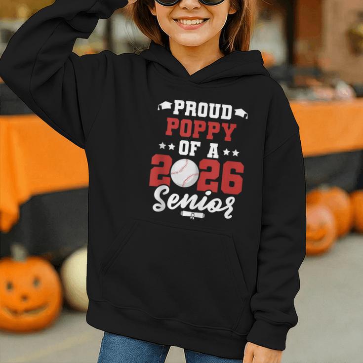 Class Of 2026 Senior Year Baseball Poppy 2026 Graduate Graphic Youth Hoodie Class Of 2026 Senior Year Baseball Poppy 2026 Graduate Graphic Youth Hoodie