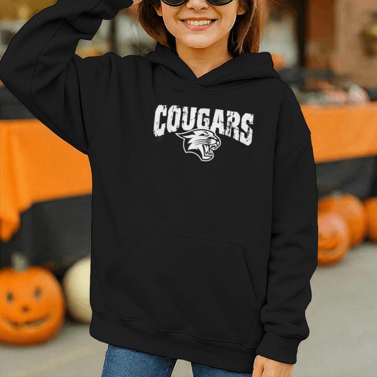 Cougars Back To School Spirit Graphic Youth Hoodie Cougars Back To School Spirit Graphic Youth Hoodie