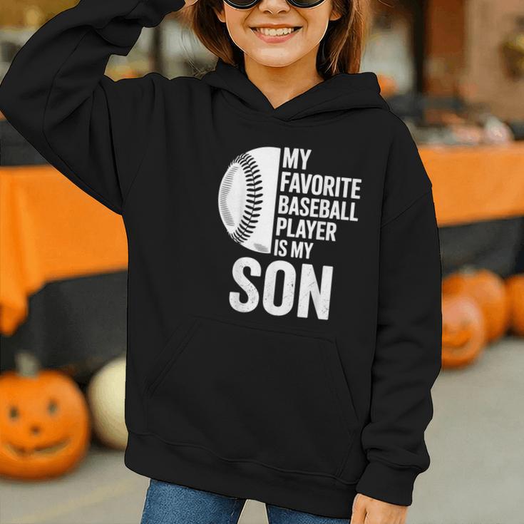 Cute Favorite Baseball Player Is My Son Women Men Graphic Youth Hoodie Cute Favorite Baseball Player Is My Son Women Men Graphic Youth Hoodie