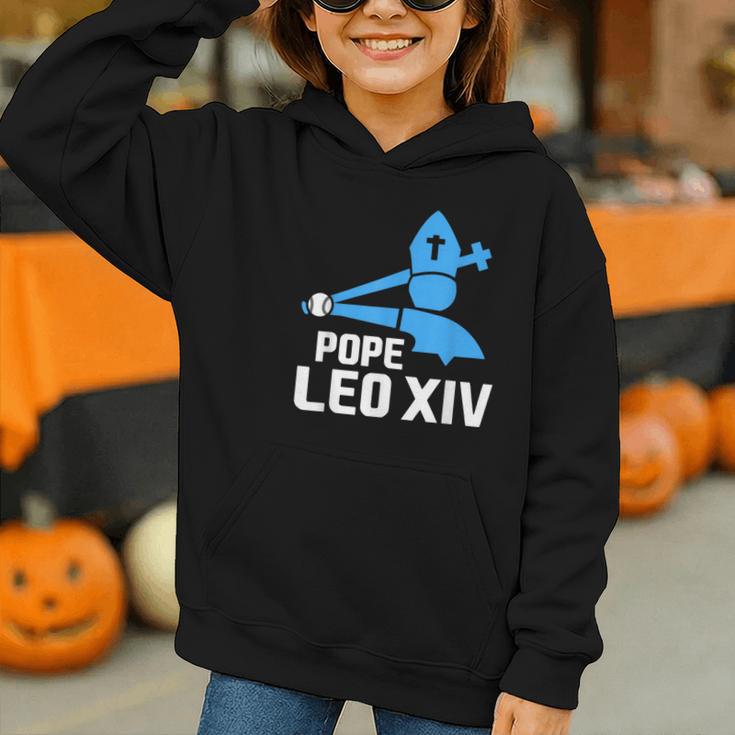Da Pope Leo XIV Baseball Graphic Youth Hoodie