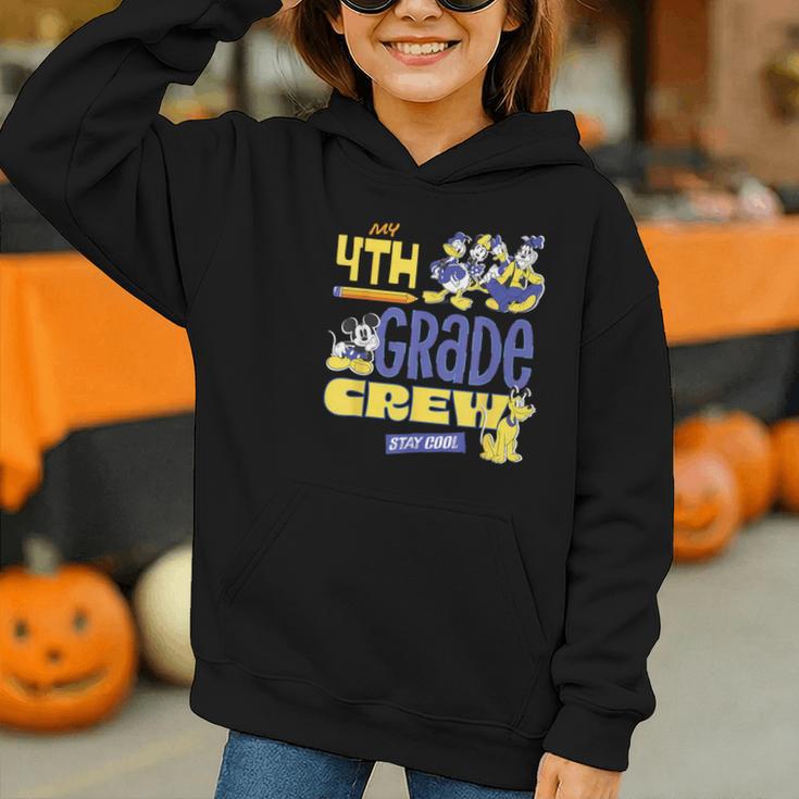 Disney My 4th Grade Crew Stay Cool Back To School Friends Graphic Youth Hoodie Disney My 4th Grade Crew Stay Cool Back To School Friends Graphic Youth Hoodie