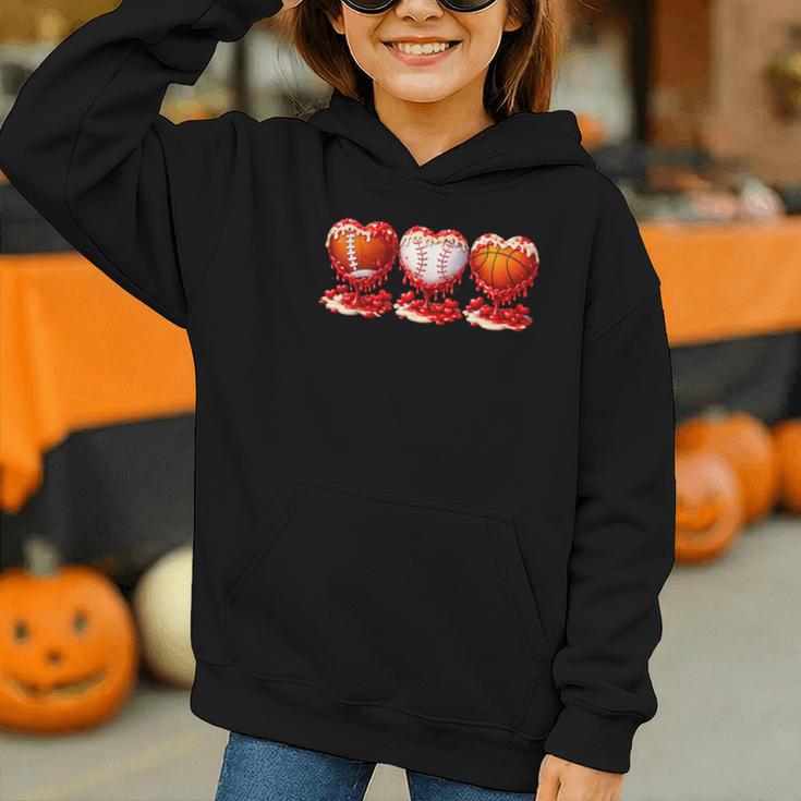 Drip Valentines Day Basketball Baseball Football Boy Men Kid Graphic Youth Hoodie Drip Valentines Day Basketball Baseball Football Boy Men Kid Graphic Youth Hoodie