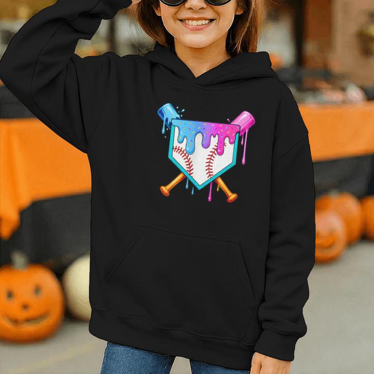 Dripping Baseball Pocket Respect The Drip Boys Baseball Graphic Youth Hoodie Dripping Baseball Pocket Respect The Drip Boys Baseball Graphic Youth Hoodie