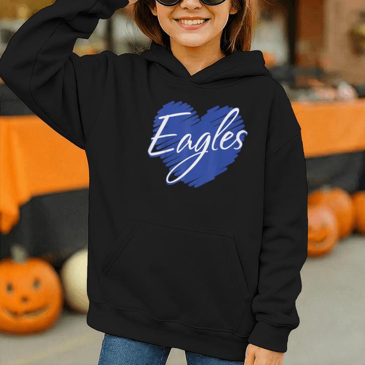 Eagles Heart Back To School Spirit B Graphic Youth Hoodie Eagles Heart Back To School Spirit B Graphic Youth Hoodie