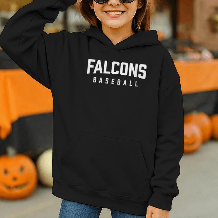 Falcons Baseball Inspired Graphic Youth Hoodie