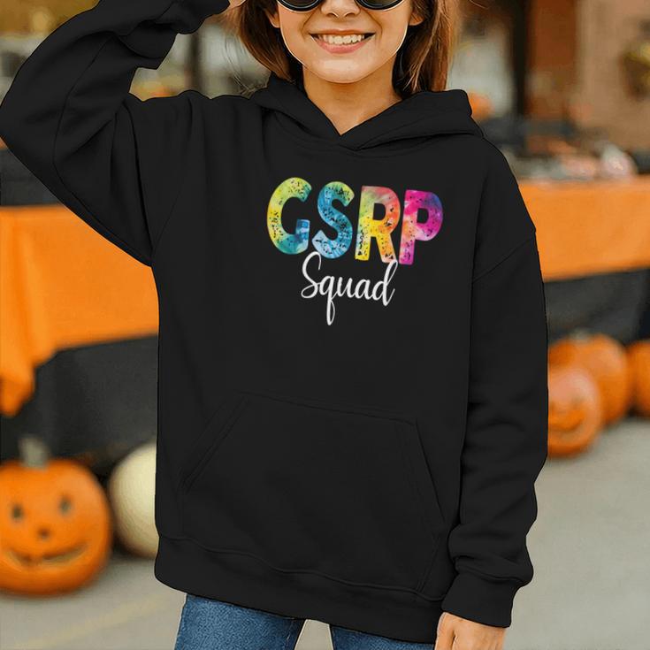 GSRP Squad Tie Dye Back To School Women Appreciation Graphic Youth Hoodie
