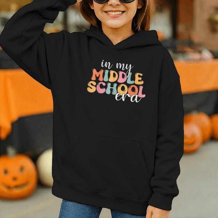 In My Middle School Era Back To School Graphic Youth Hoodie In My Middle School Era Back To School Graphic Youth Hoodie