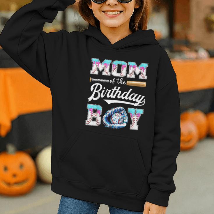 Mom Of The Birthday Boy Baseball Ice Cream Drip Matching Graphic Youth Hoodie Mom Of The Birthday Boy Baseball Ice Cream Drip Matching Graphic Youth Hoodie
