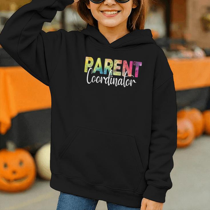 Parent Coordinator Tie Dye Back To School Appreciation Graphic Youth Hoodie Parent Coordinator Tie Dye Back To School Appreciation Graphic Youth Hoodie
