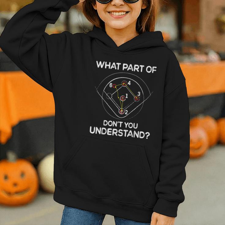 What Part Of Dont You Understand 6432 Baseball Graphic Youth Hoodie What Part Of Dont You Understand 6432 Baseball Graphic Youth Hoodie