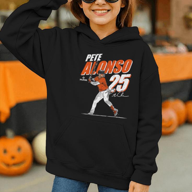 Pete Alonso Baltimore Baseball Players MLBPAL201M Graphic Youth Hoodie Pete Alonso Baltimore Baseball Players MLBPAL201M Graphic Youth Hoodie