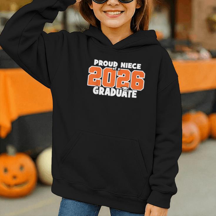Proud Niece Of 2026 Graduate Matching Back To School O Graphic Youth Hoodie Proud Niece Of 2026 Graduate Matching Back To School O Graphic Youth Hoodie