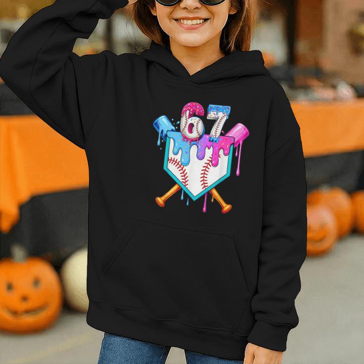 Six Seven Baseball Respect The Drip Boys Baseball Graphic Youth Hoodie Six Seven Baseball Respect The Drip Boys Baseball Graphic Youth Hoodie
