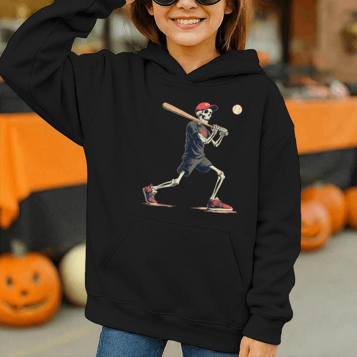 Skeleton Baseball Halloween Costume Men Boys Kids Graphic Youth Hoodie Skeleton Baseball Halloween Costume Men Boys Kids Graphic Youth Hoodie