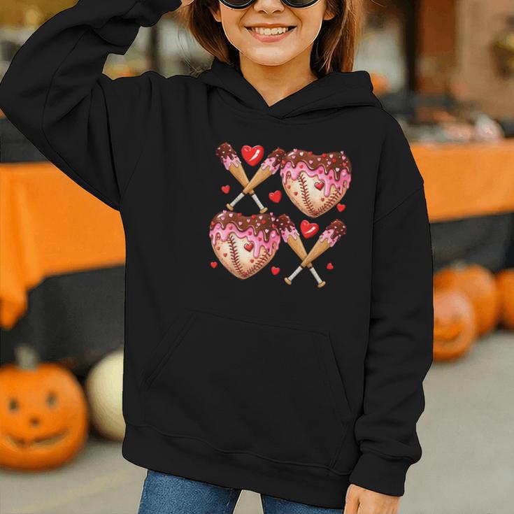 Valentines Day Drip Heart Baseball XOXO Boys Kids Men Sport Graphic Youth Hoodie Valentines Day Drip Heart Baseball XOXO Boys Kids Men Sport Graphic Youth Hoodie
