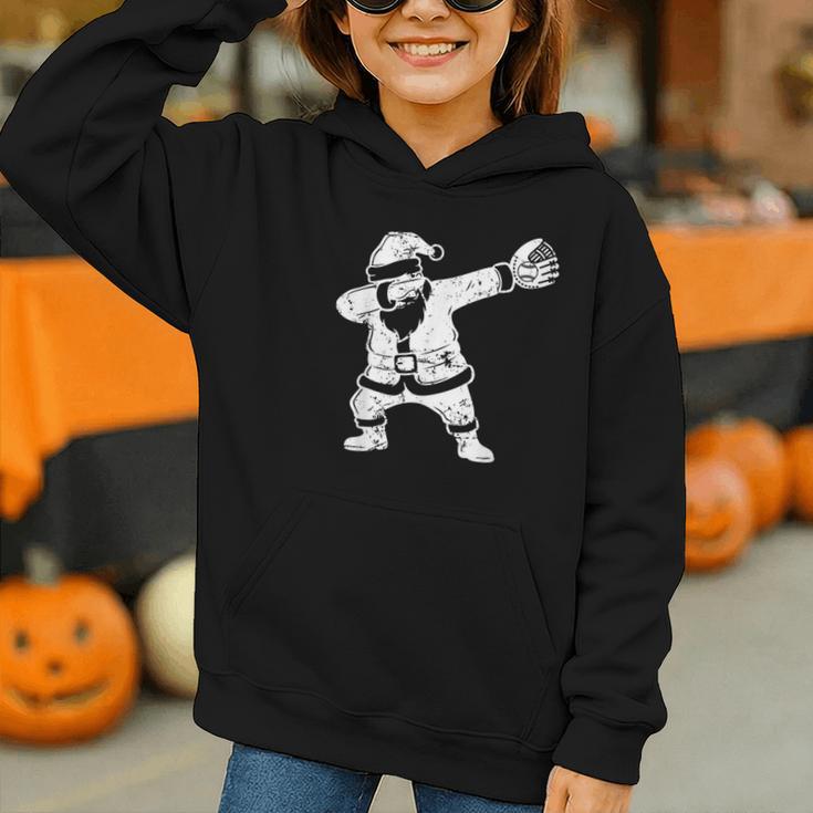 Vintage Dabbing Santa Christmas Baseball Xmas Costume Graphic Youth Hoodie Vintage Dabbing Santa Christmas Baseball Xmas Costume Graphic Youth Hoodie