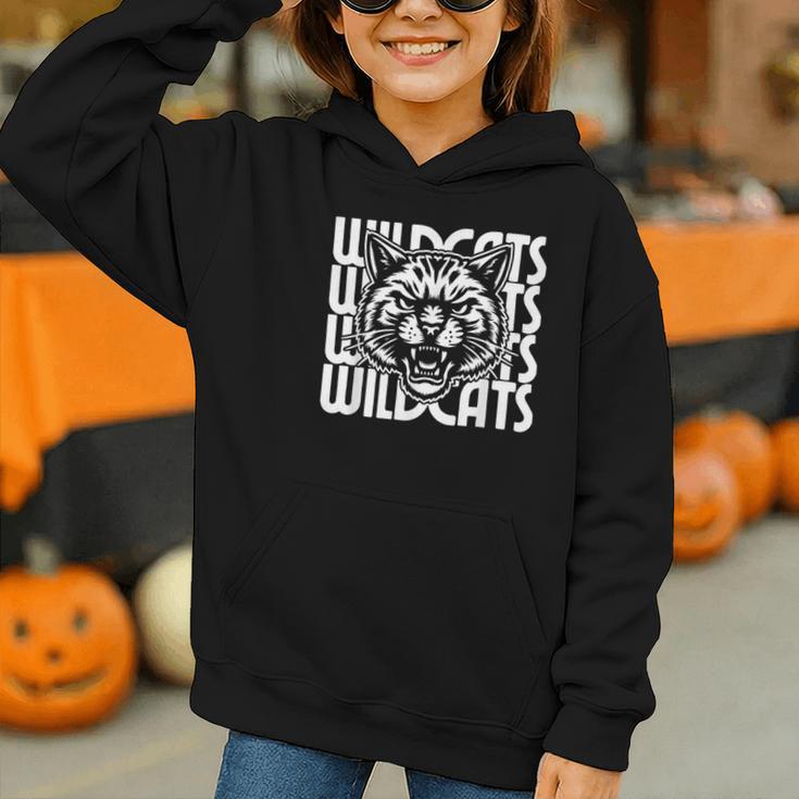 Wildcats School Spirit Team Wildcat Go Back To School Graphic Youth Hoodie Wildcats School Spirit Team Wildcat Go Back To School Graphic Youth Hoodie