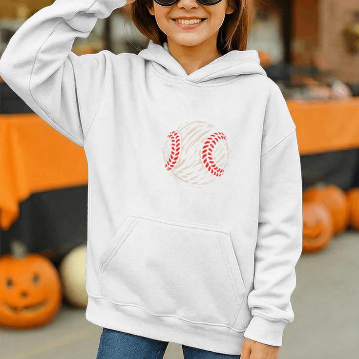 Baseball Gigi Distressed Vintage Grandma Game Day Graphic Youth Hoodie Baseball Gigi Distressed Vintage Grandma Game Day Graphic Youth Hoodie