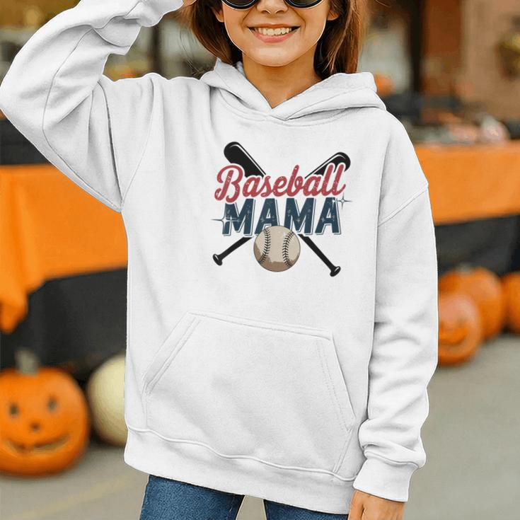 Baseball Mama Squad Proud Sports Mom Game Day Graphic Youth Hoodie Baseball Mama Squad Proud Sports Mom Game Day Graphic Youth Hoodie