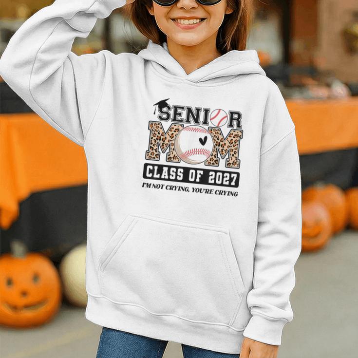 Baseball Senior Class Of 2027 Senior 2027 Graduation Women Graphic Youth Hoodie
