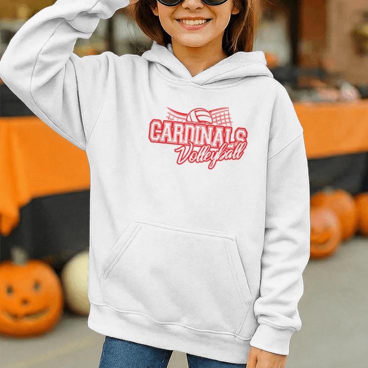 Cardinals Volleyball Back To School Spirit R Graphic Youth Hoodie Cardinals Volleyball Back To School Spirit R Graphic Youth Hoodie