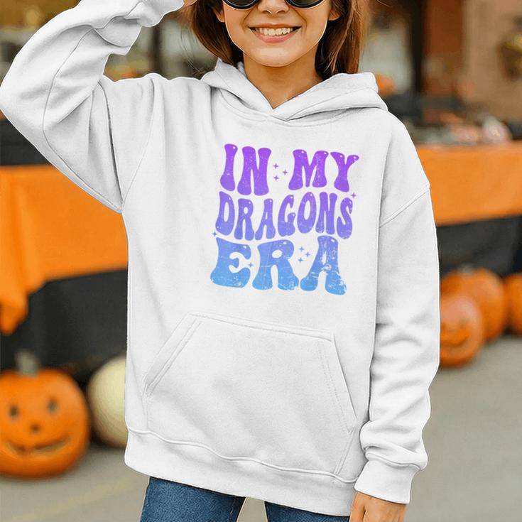 In My Dragons Era Back To School Spirit Game Retro Groovy Graphic Youth Hoodie In My Dragons Era Back To School Spirit Game Retro Groovy Graphic Youth Hoodie