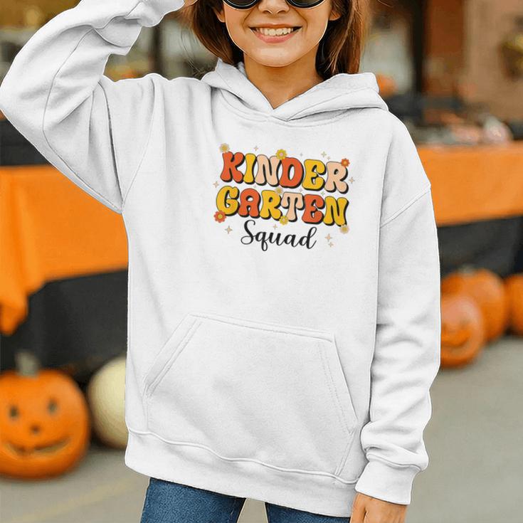 Kinder Garten Squad Team Back To School Kinder Garten Kids Graphic Youth Hoodie