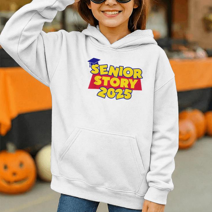 Senior 2025 Story Class Of 2025 Back To School 2025 Grad 25 Graphic Youth Hoodie