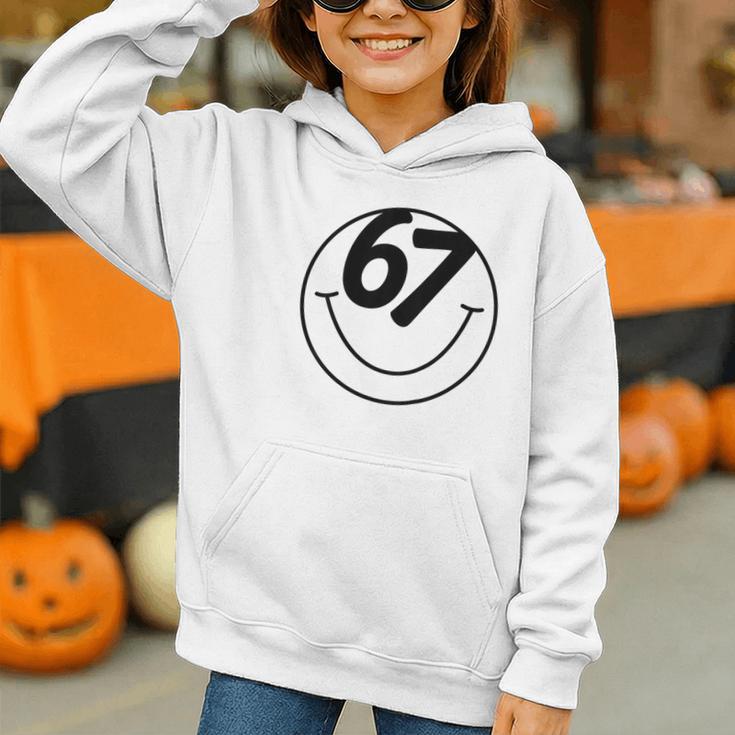 Six Seven Meme Viral Internet Sound 67 Back To School Graphic Youth Hoodie Six Seven Meme Viral Internet Sound 67 Back To School Graphic Youth Hoodie