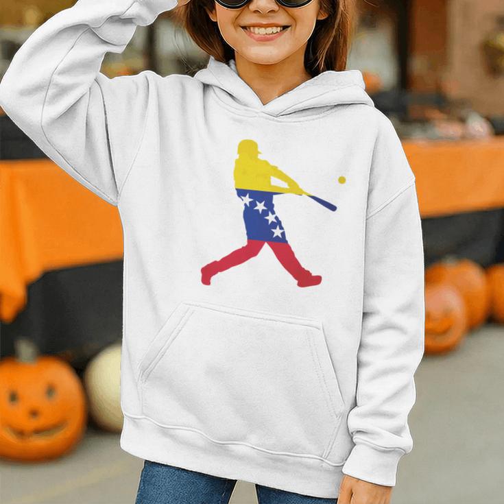 Venezuela Baseball Graphic Youth Hoodie