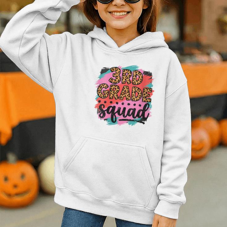 Women's Third 3rd Grade Squad Back To School Animal Print Girl Tee Graphic Youth Hoodie Women's Third 3rd Grade Squad Back To School Animal Print Girl Tee Graphic Youth Hoodie