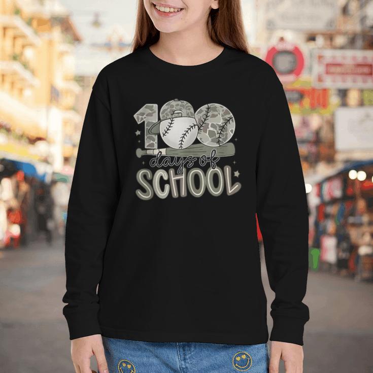 100 Days Of School Baseball Cap Boy School Teacher Youth Long Sleeve Tee 100 Days Of School Baseball Cap Boy School Teacher Youth Long Sleeve Tee