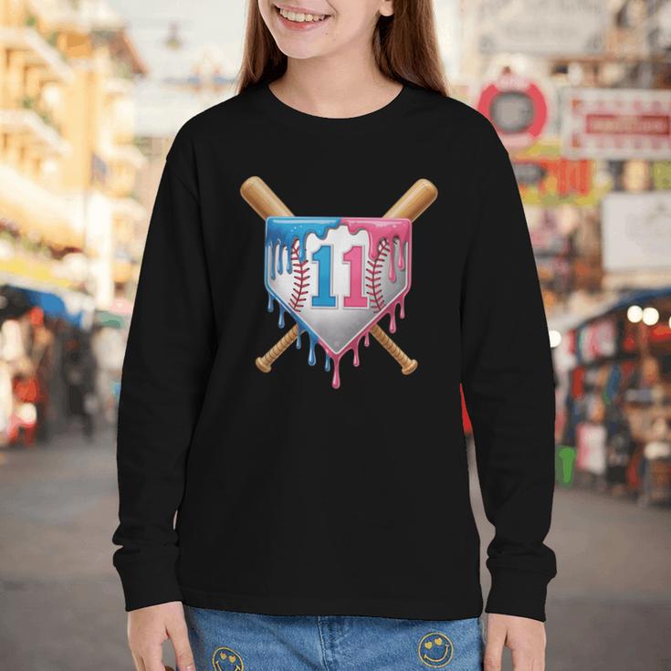 11th Birthday 11yr 2014 Baseball 11 Player 11th Birthday Youth Long Sleeve Tee 11th Birthday 11yr 2014 Baseball 11 Player 11th Birthday Youth Long Sleeve Tee