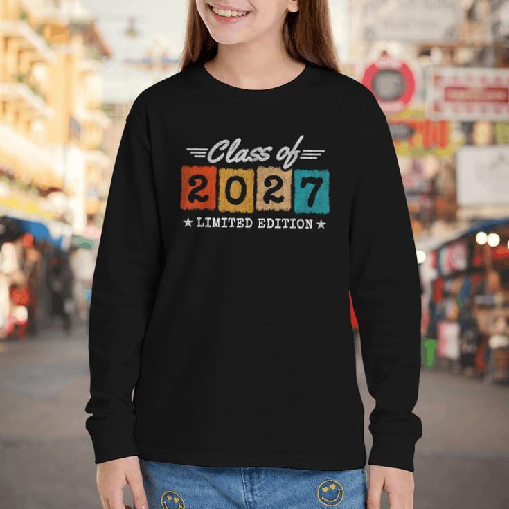2027 Back To School Graduation Limited Edition Class Of 2027 Youth Long Sleeve Tee 2027 Back To School Graduation Limited Edition Class Of 2027 Youth Long Sleeve Tee