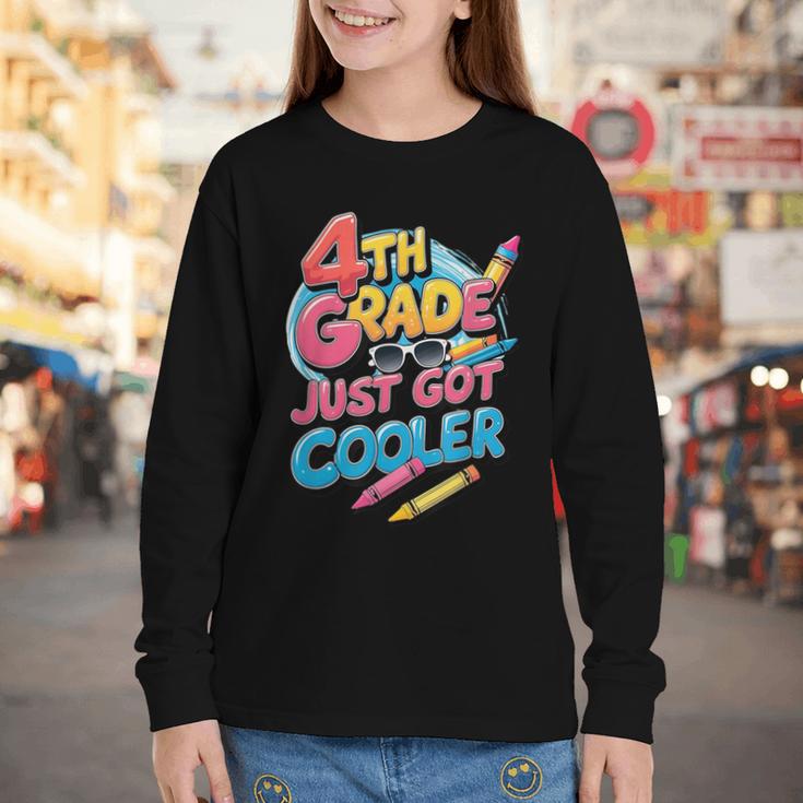 4th Grade Back To School Just Got Cooler Shirt Boys Girls Youth Long Sleeve Tee 4th Grade Back To School Just Got Cooler Shirt Boys Girls Youth Long Sleeve Tee